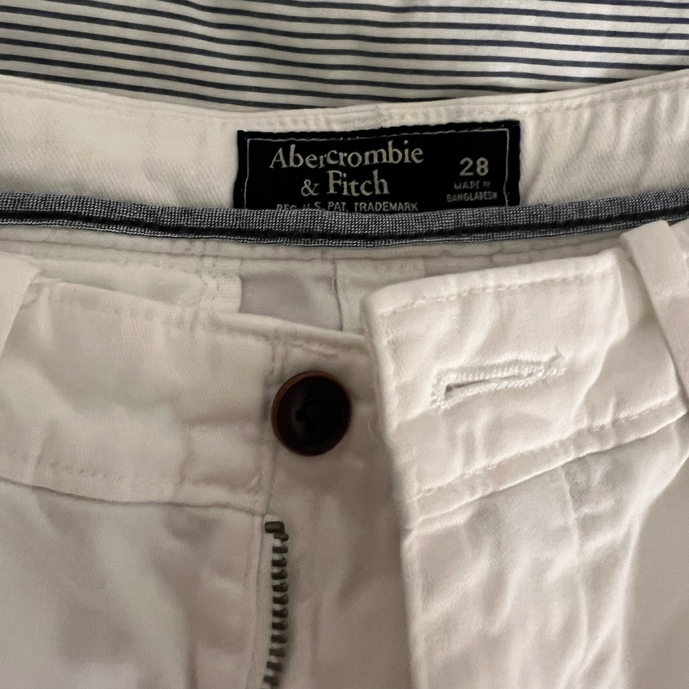 Abercrombie white shorts